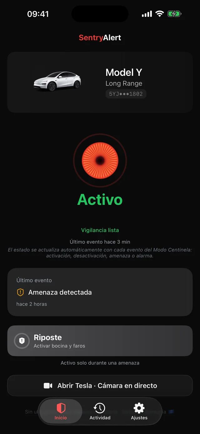 Vista previa de la aplicación