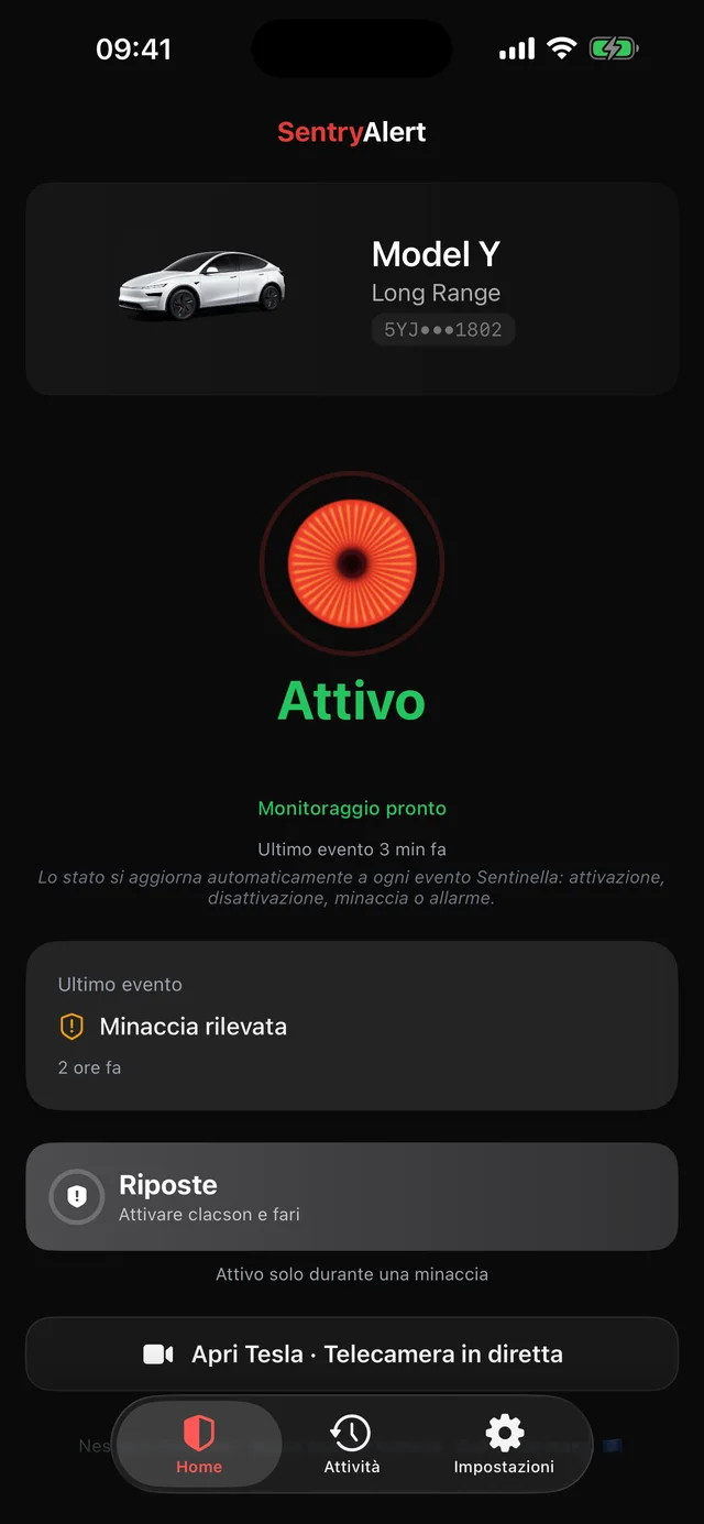 Anteprima dell'applicazione