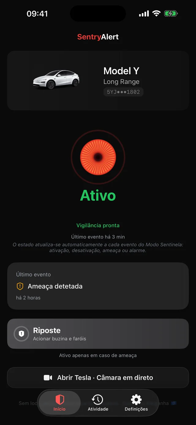 Pré-visualização da app